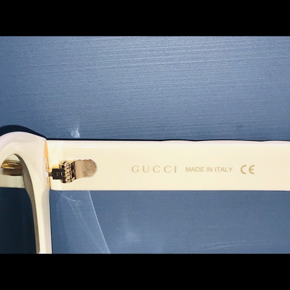 Gucci Ivory Brown Cat Eye Ladies Gg0814sk-002 Sunglasses - Picture 8 of 13